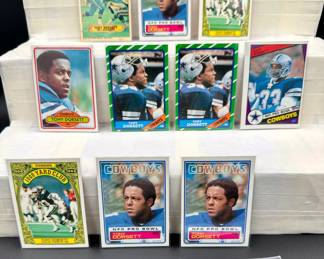 Tony Dorsett Vintage Football Card Lot (10) Card Total - Rookie Included
