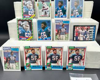 Lawrence Taylor Vintage Football Card Lot (12) Card Total