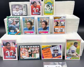 Tony Dorsett Vintage Football Card Lot (11) Card Total