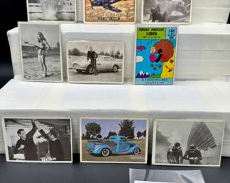 Vintage Misc. Trading Cards from the 1950's - 1960's (9) Card Total