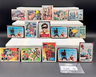 Vintage Batman Cards Manufactured by Topps (15) Card Total
