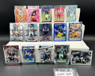 Modern Football Card Lot (15) Cards Total - Including Short Prints, Prizms and Rookies. Josh Jacobs