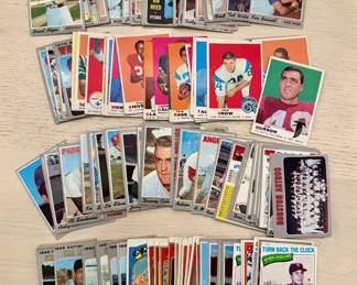 Vintage Football and Baseball Card Lot - Unsearched Box
