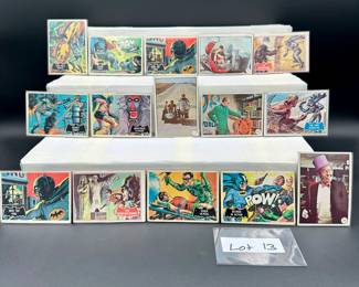 Vintage Batman Cards Manufactured by Topps (15) Card Total