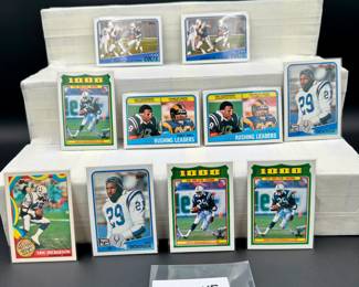 Eric Dickerson Vintage Football Card Lot (10) Card Total