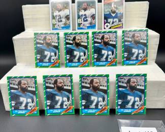 Ed "Too Tall" Jones Vintage Football Card Lot (11) Card Total