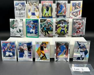Modern Football Card Lot (15) Cards Total - Including Short Prints, Prizms and Rookies 