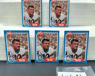Mike Ditka Vintage Football Card Lot (5) Card Total