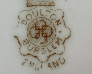 ANTIQUE 1880-1892 DOULTON BURSLEM BISCUIT JAR