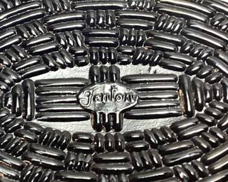 FENTON AMETHYST CARNIVAL GLASS HEN ON A NEST