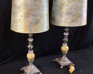 PAIR OF TABLE LAMPS
