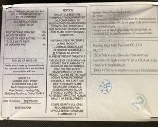 SYNERGY FABRIC PUSH BACK RECLINER MADE BY HAINING HIGH POINT FURNITURE