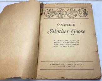 1932 WHITMAN PUBLISHING COMPLETE MOTHER GOOSE BOOK
