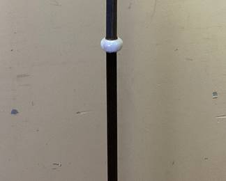 ART DECO TORCHIERE TIFFANY BRASS ROPE FLOOR LAMP