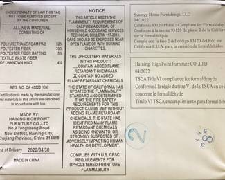 SYNERGY FABRIC PUSH BACK RECLINER