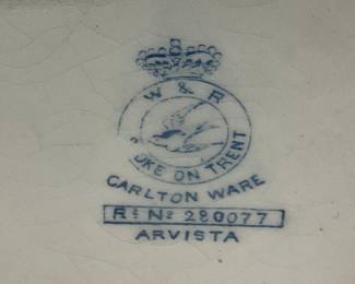 LATE 19th CENTURY ANTIQUE WILTSHIRE & ROBINSON CARLTON WARE BISCUIT JAR, est 1896