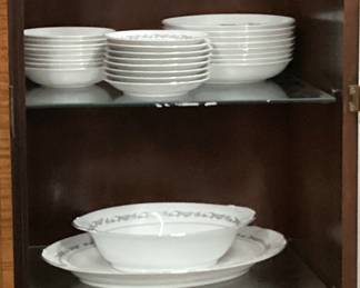 STYLE HOUSE REGAL PATTERN FINE CHINA SET, 52 PIECE