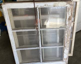 VTG. 6 PANE WINDOWS