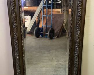 VTG. GILTWOOD FRAMED MANTLE MIRROR