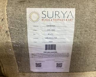SURYA CENTENNIAL COLLECTION AREA RUG, 8’ x 11’