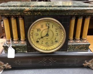 ANTIQUE SETH THOMAS 6 COLUMN MANTLE CLOCK
