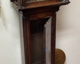 ANTIQUE THOMAS WILCOX SHREWSBURY MAHOGANY GRANDFATHER CLOCK