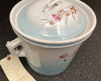 ANTIQUE CHAMBER POT SLOP BUCKET