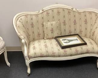 3 PIECE LOVE SEAT & 2 CHAIRS
