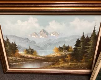 SIGNED OIL ON CANVAS PAINTING  BY LANTREN