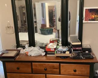 Dresser and mirrors