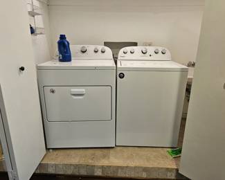 Whirlpool washer and dryer