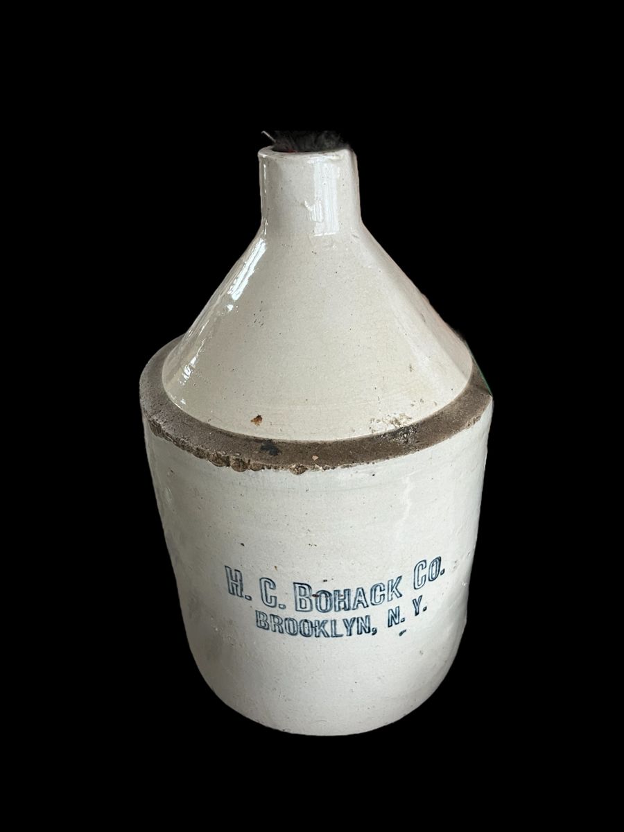 H.C. Bohack Co. Brooklyn, NY Glazed Stoneware Jug