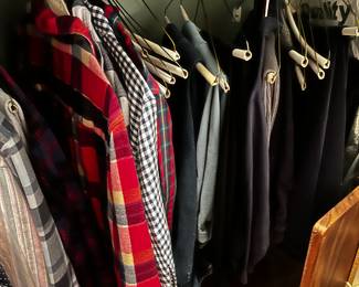 Men's clothing, mostly LL Beane