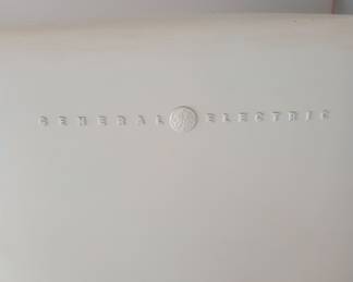 Antique General Electric Working Refrigerator, painted white