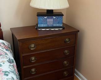 Wood Bedside Table