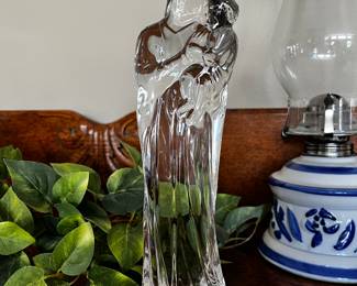 Baccarat Crystal France Madonna and Child 