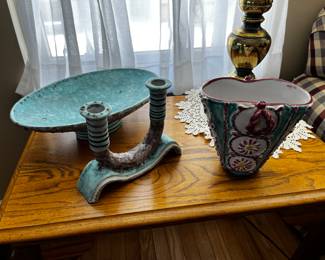 Collection of pottery