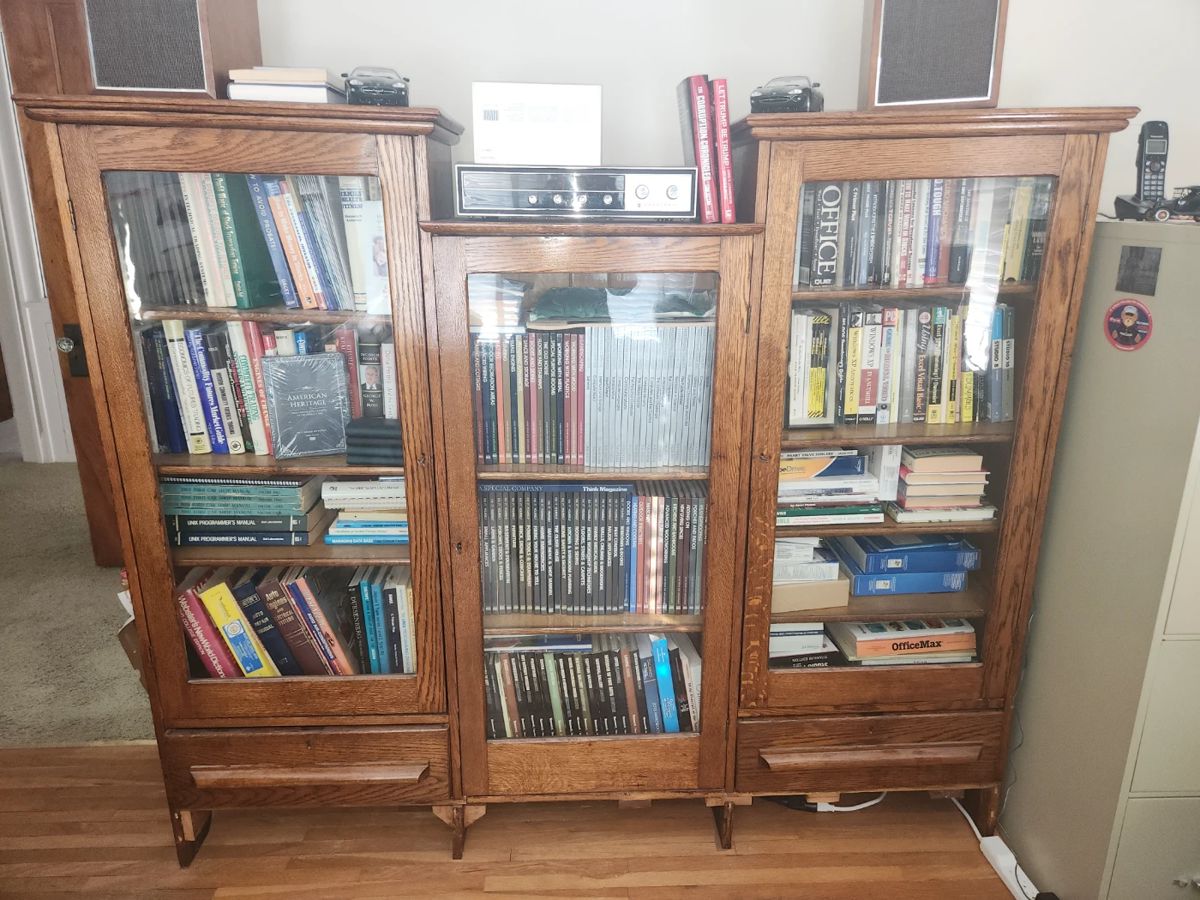 Vintage bookcase