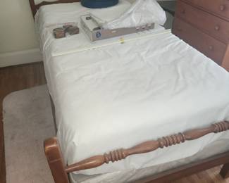 Twin bed (2nd bed in attic converts this to bunk beds)