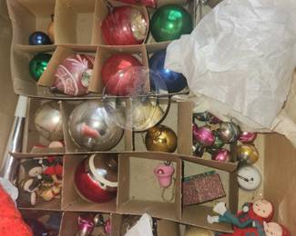 Vintage Christmas decorations