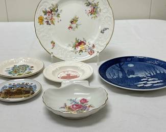 (6pc) Miscellaneous China Pieces | Includes Wedgwood and Royal Copenhagen.

