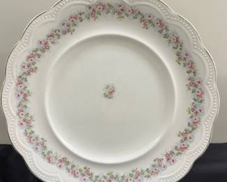 (75pc) Johnson Brothers China | 12 Dinner plates
24 Dessert plates
11 Saucer plates
12 Soup bowls
12 Lunch
11 Salad plates
12 Bread plates 
6 Salt cellars 

