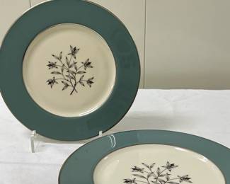 (8pc) Lenox Dinner Plates | Lenox "Kingsley" dinner plates -  dia. 10.5 in
