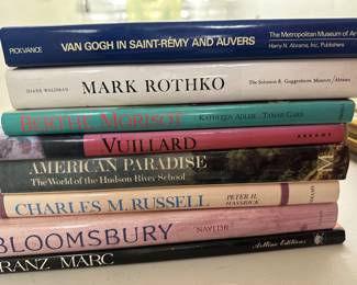 (8pc) Art & Design Books | Including Van Gogh and other artists, of various sizes.
