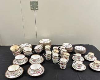 (79pc) Coalport Coffee & Tea Service | 11 Teacups
10 Teacup Saucers
22 Espresso Cups
23 Espresso Saucers
13 Bread Plates