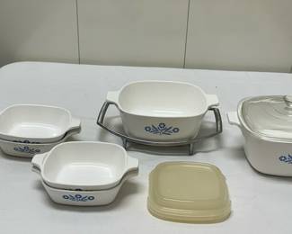 (7pc) Corning Ware Casserole Dishes | Vintage Corning Ware casserole dishes.