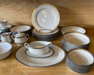 Metropolitan Platinum by Noritake, Made in Japan