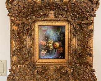19th c. French Still Life Oil Painting