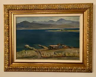 Signed on reverse by artist Tsovic, 1973
