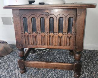 Vintage smoker's cabinet